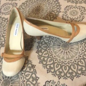 Steve Madden Linen Kitten Heels